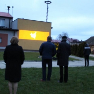 Projekcja widowiska multimedialnego (mapping) "III Powstanie Śląskie"